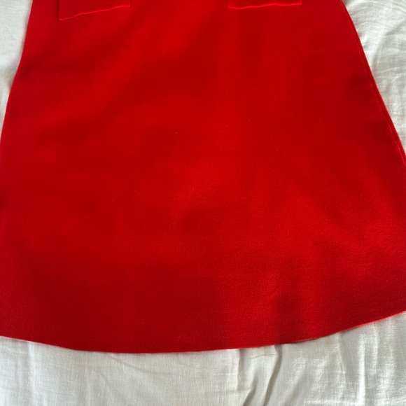 Zara Bold Red Knit Sweater - Picture 3 of 8